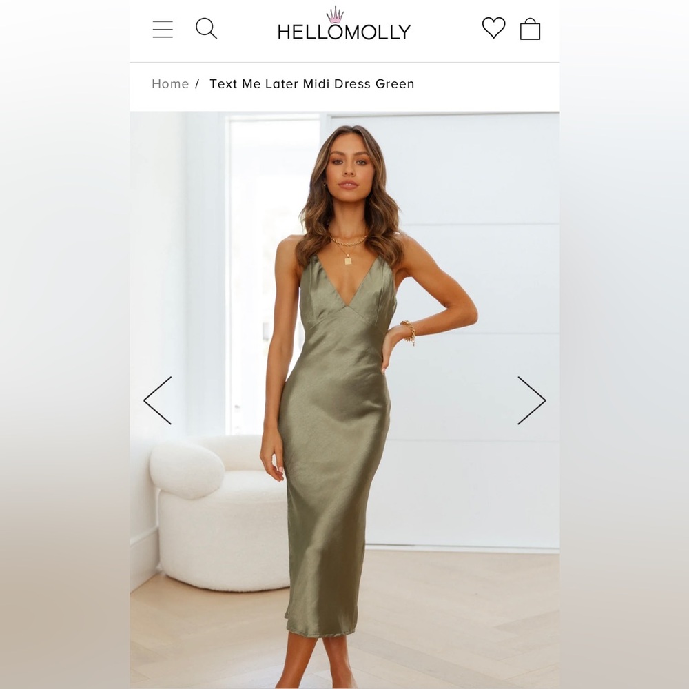 Text me later midi dress from hello molly
